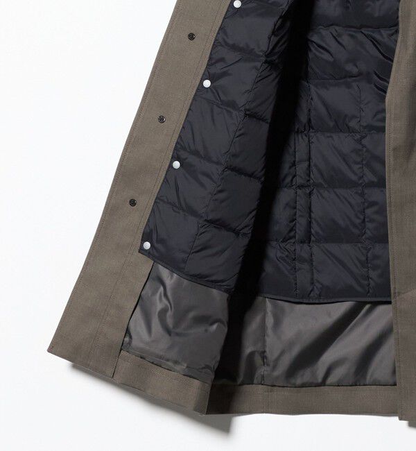 UNITED ARROWS green label relaxing「ルミレットウール TAION フード バルカラーコート -撥水-」|ステンカラーコート|