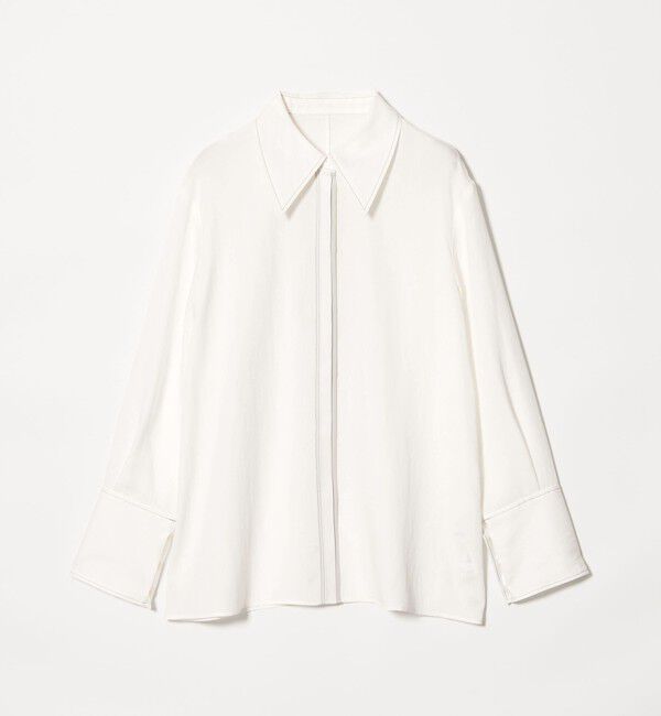 EMMEL REFINES「＜EMMEL REFINES＞EM レイヤーヒヨク ステッチ シャツ」|シャツ・ブラウス|