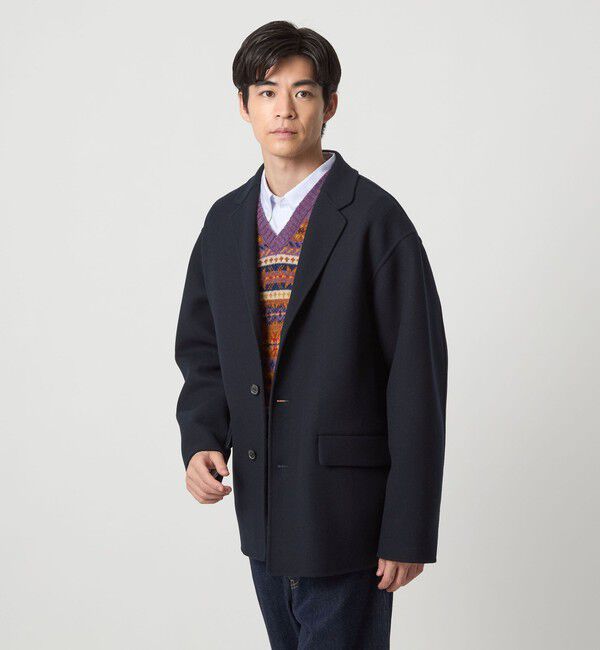 UNITED ARROWS green label relaxing「ウール ナイロン リバー ジャコット アウター」|その他|