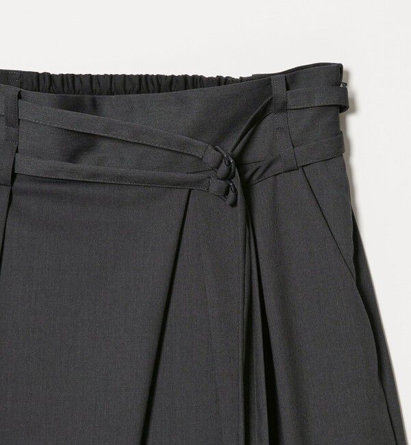 EMMEL REFINES「＜EMMEL REFINES＞EM ダブルベルト ラップライク パンツ」|チノ|