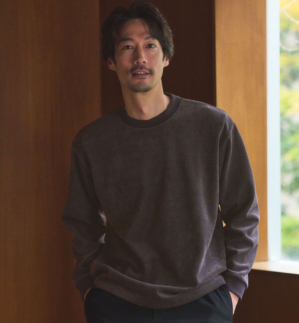 UNITED ARROWS green label relaxing「モール カノコ クルーネック カットソー」|Tシャツ・カットソー|DK.GRAY