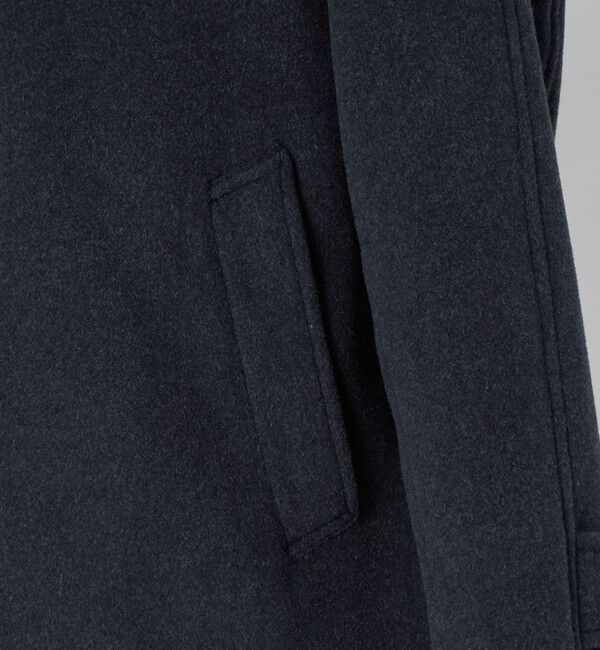 UNITED ARROWS green label relaxing「Ballis バリス モッサー バルカラー ネイビー ステンカラーコート」|ステンカラーコート|