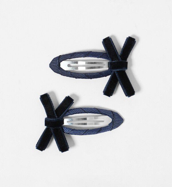 UNITED ARROWS green label relaxing「細リボンクリップ セット / キッズ」|ヘアバンド|