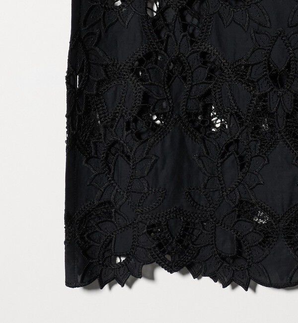 UNITED ARROWS green label relaxing「レース レイヤード スカート」|タイト|