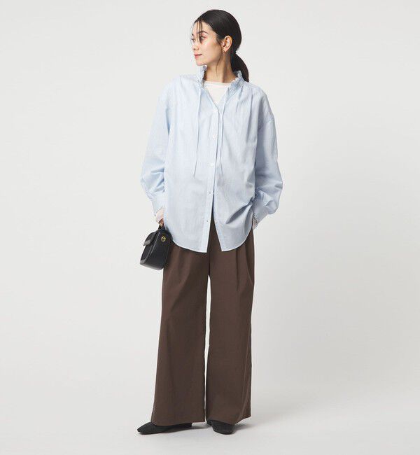 UNITED ARROWS green label relaxing「［size SHORT/TALLあり］オルマイ LI/MIX ワイド パンツ」|その他|