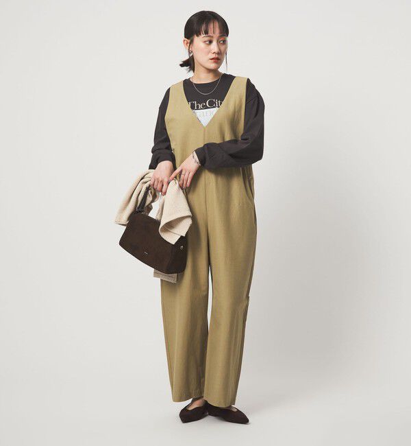 UNITED ARROWS green label relaxing「オルマイ LI/MIX オールインワン マシンウォッシャブル ストレッチ 吸水速乾 接触冷感」|オールインワン|