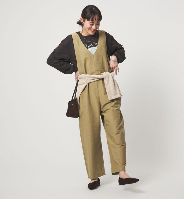 UNITED ARROWS green label relaxing「オルマイ LI/MIX オールインワン マシンウォッシャブル ストレッチ 吸水速乾 接触冷感」|オールインワン|