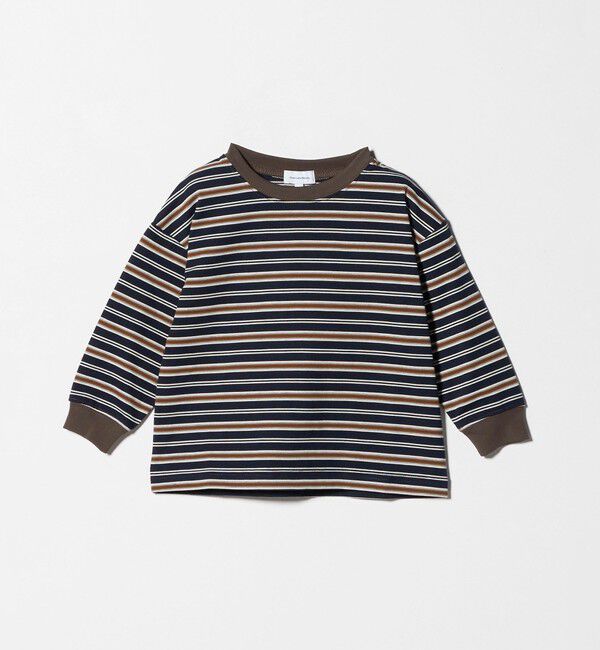 UNITED ARROWS green label relaxing「マルチボーダー Tシャツ / キッズ  100cm-160cm」|Tシャツ・カットソー|NAVY