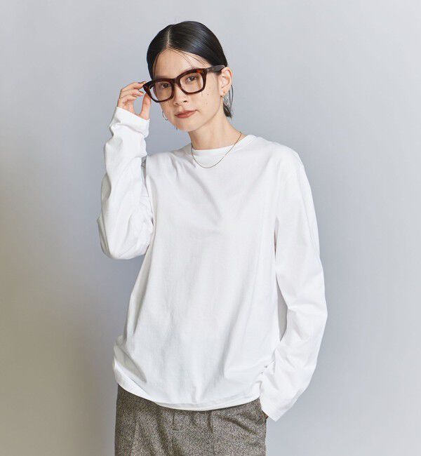 BEAUTY&YOUTH UNITED ARROWS「コットン天竺 ロングスリーブ カットソー」|Tシャツ・カットソー|