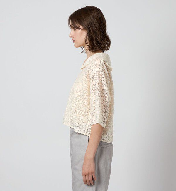 STEVEN ALAN「＜Steven Alan＞レース セーラーカラー ブラウス」|チュニック|