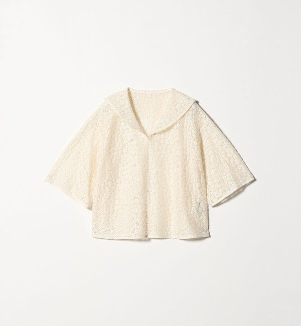 STEVEN ALAN「＜Steven Alan＞レース セーラーカラー ブラウス」|チュニック|
