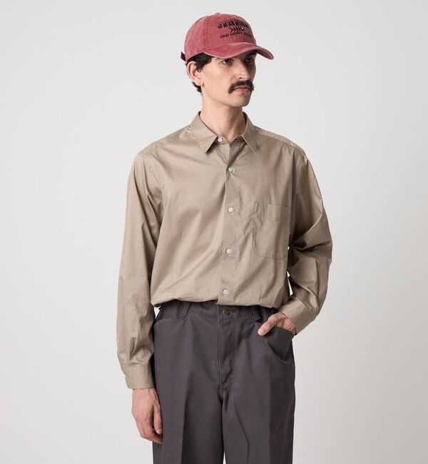 STEVEN ALAN「＜Steven Alan＞ 80 コンパクトヤーン ツイル レギュラーカラー シャツ NARROW」|シャツ・ブラウス|