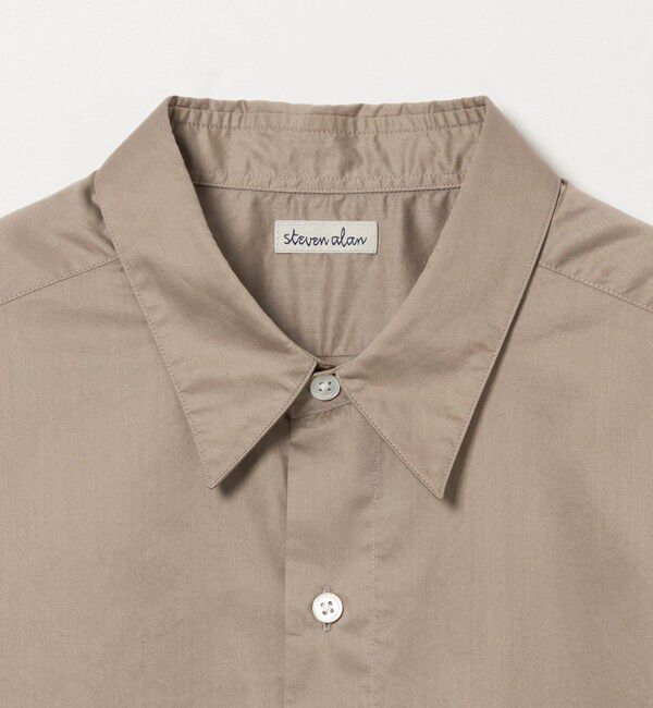STEVEN ALAN「＜Steven Alan＞ 80 コンパクトヤーン ツイル レギュラーカラー シャツ NARROW」|シャツ・ブラウス|