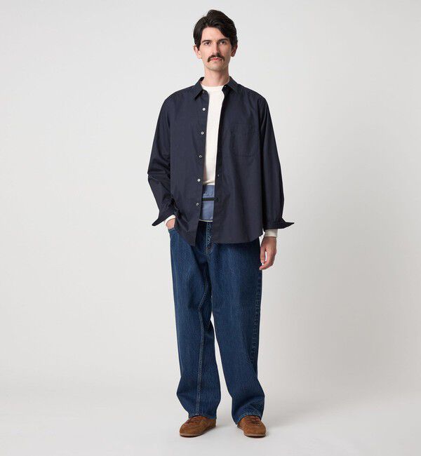 STEVEN ALAN「＜Steven Alan＞ 80 コンパクトヤーン ツイル レギュラーカラー シャツ NARROW」|シャツ・ブラウス|