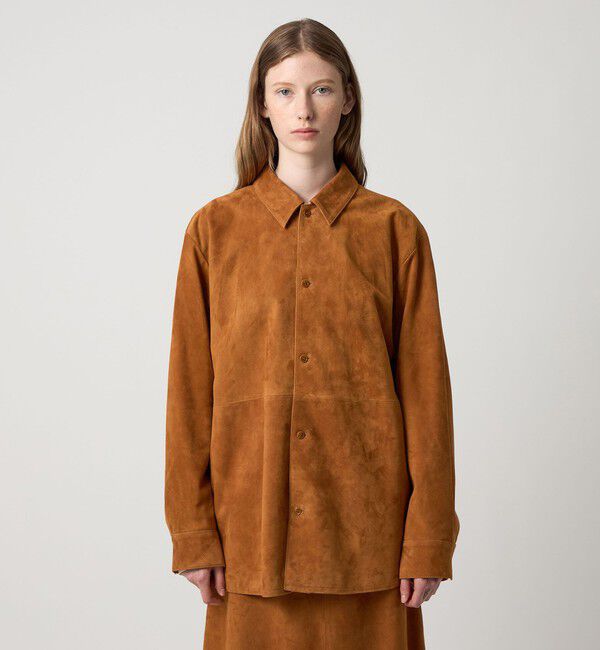 STEVEN ALAN「＜Steven Alan＞スエード シャツ」|シャツ・ブラウス|