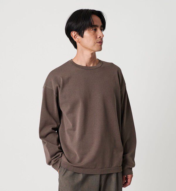 BEAUTY&YOUTH UNITED ARROWS「プレーティング フェード クルーネック ニット 抗菌・防臭機能付き」|ニット・セーター|