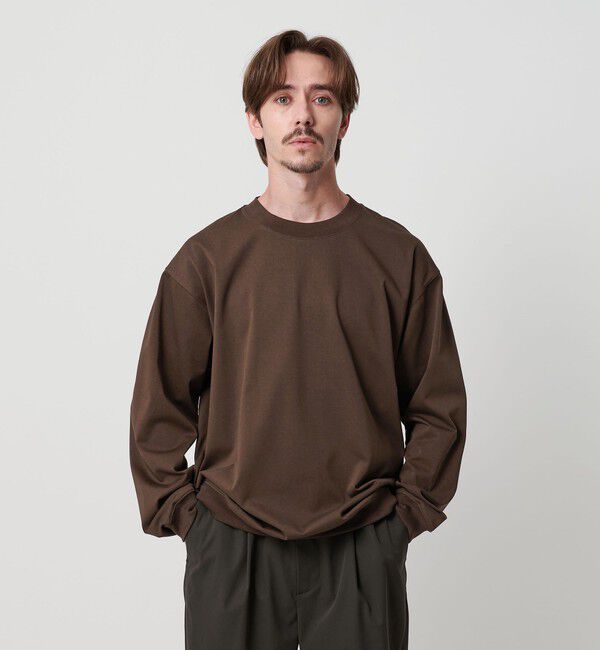 BEAUTY&YOUTH UNITED ARROWS「ファイン グロッシー コットン スウェットTシャツ」|Tシャツ・カットソー|MOCA