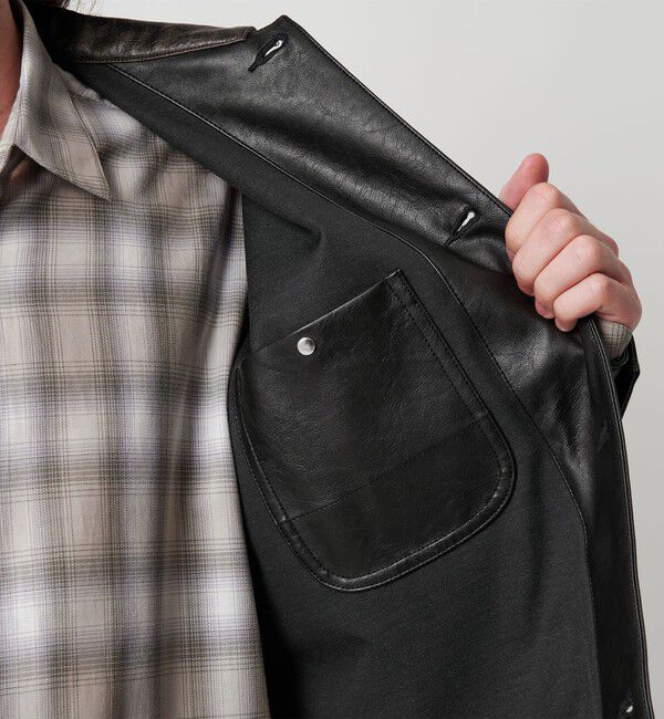 MONKEY TIME「レザーライク クロップド カバーオール」|その他|