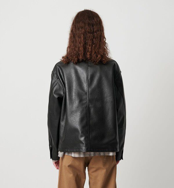 MONKEY TIME「レザーライク クロップド カバーオール」|その他|