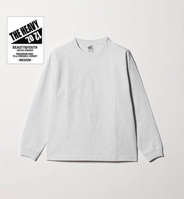 BEAUTY&YOUTH UNITED ARROWS「12oz ヘビーウェイト クルーネック カットソー」|Tシャツ・カットソー|LT.GRAY