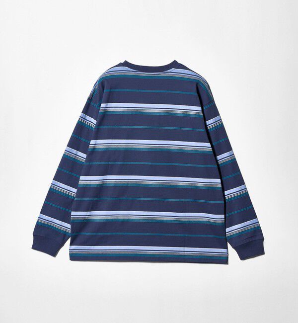 California General Store「＜CGS.＞オーガニックコットン ボーダー ロングスリーブ Tシャツ」|Tシャツ・カットソー|