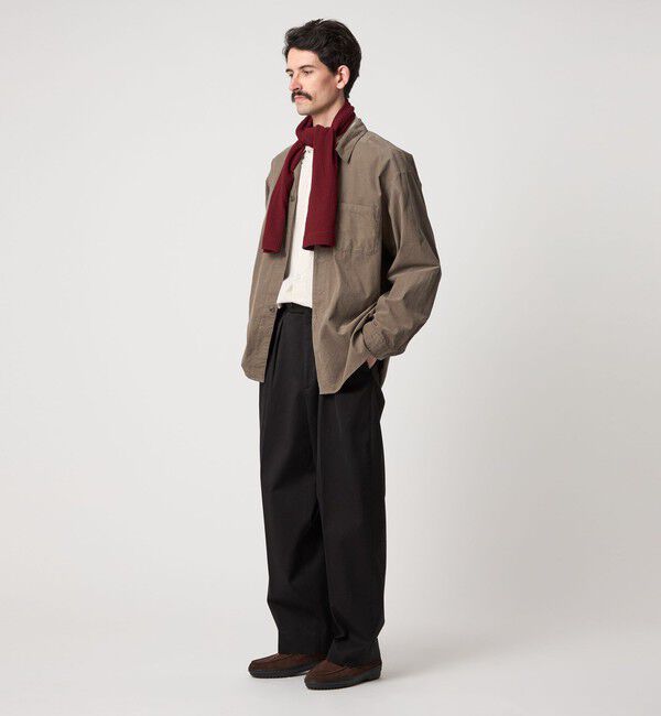 STEVEN ALAN「＜Steven Alan＞ マイクロ コーデュロイ オープンカラー オーバー シャツ」|シャツ・ブラウス|