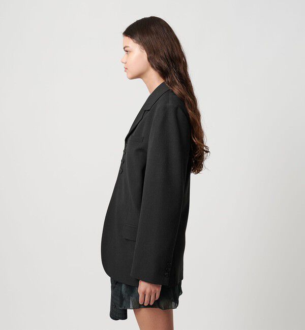 ATTISESSION「＜ATTISESSION＞タイ シャツスリーブ ジャケット 2WAY」|テーラードジャケット|