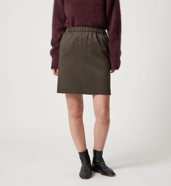 STEVEN ALAN「＜Steven Alan＞ミニ スカート」|スカート|DK.BROWN