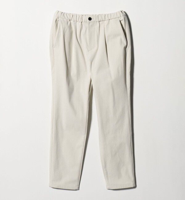 BEAUTY&YOUTH UNITED ARROWS「トリコット コーデュロイ 1プリーツ イージーパンツ NO.5 ストレッチ」|チノ|