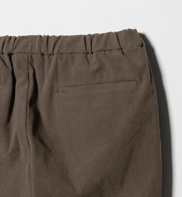 BEAUTY&YOUTH UNITED ARROWS「トリコット コーデュロイ 1プリーツ イージーパンツ NO.5 ストレッチ」|チノ|
