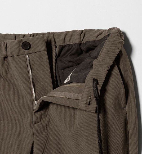 BEAUTY&YOUTH UNITED ARROWS「トリコット コーデュロイ 1プリーツ イージーパンツ NO.5 ストレッチ」|チノ|