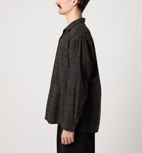 STEVEN ALAN「＜Steven Alan＞ ネル マドラスチェック オープンカラー シャツ BOX」|シャツ・ブラウス|