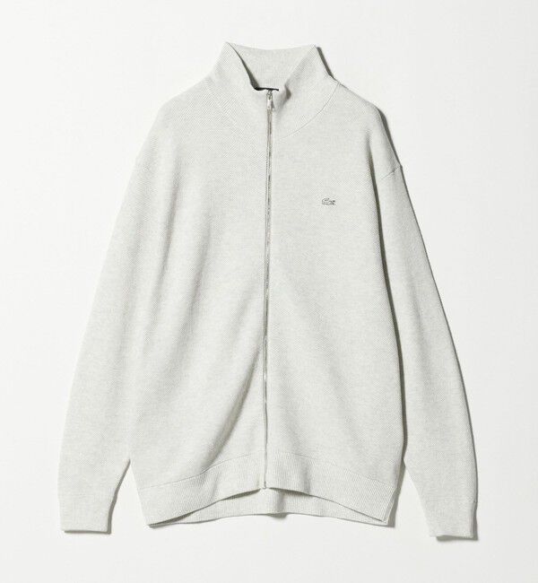 BEAUTY&YOUTH UNITED ARROWS「＜LACOSTE for BEAUTY&YOUTH＞ジップ カーディガン」|カーディガン|LT.GRAY