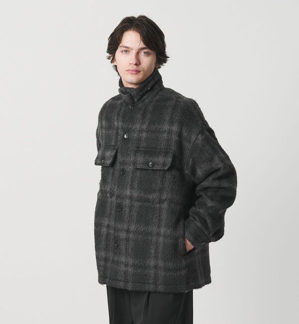 MONKEY TIME「オンブレチェック フリースメルトン CPOジャケット」|その他|