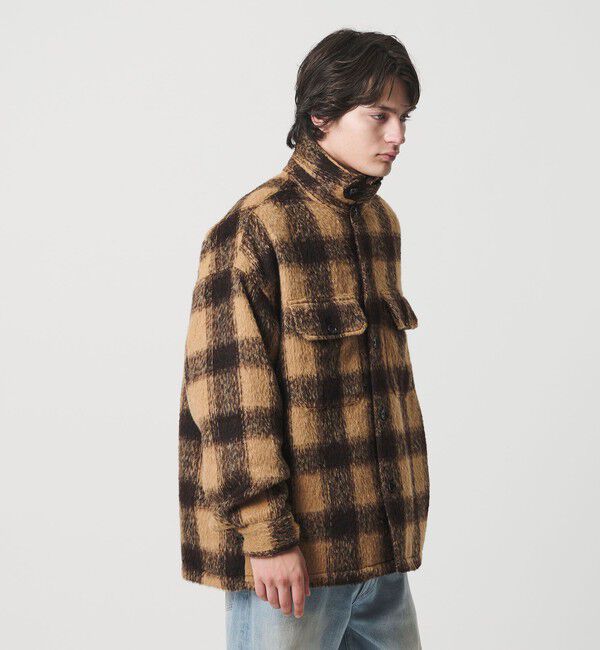 MONKEY TIME「オンブレチェック フリースメルトン CPOジャケット」|その他|