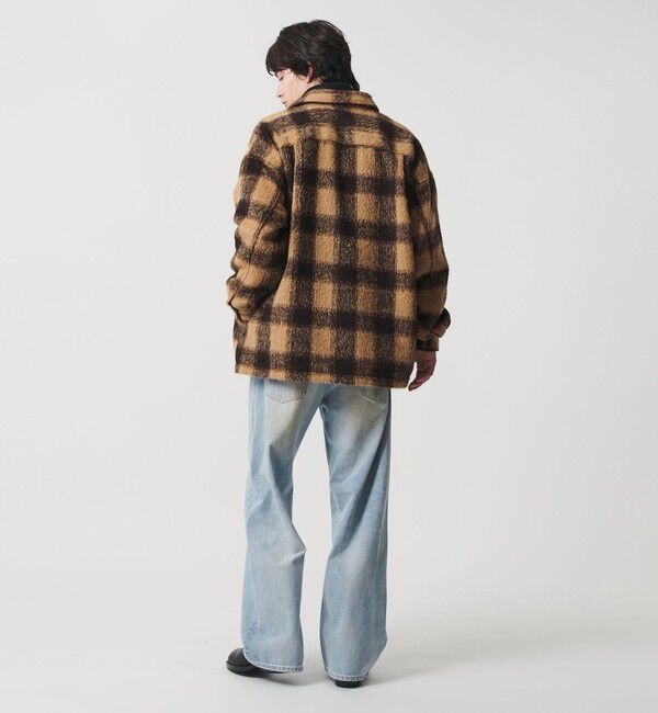 MONKEY TIME「オンブレチェック フリースメルトン CPOジャケット」|その他|