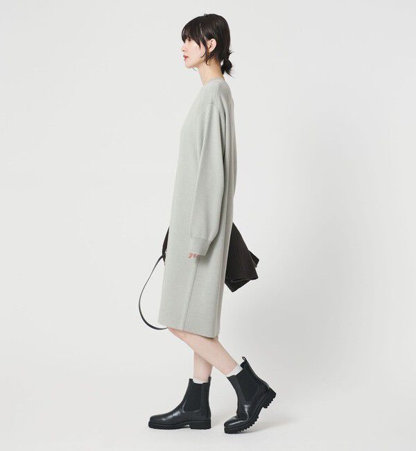 BEAUTY&YOUTH UNITED ARROWS「【WEB限定 Wardrobe DAILY MINIMAL】コクーンニットワンピース ウォッシャブル」|ワンピース|LIME