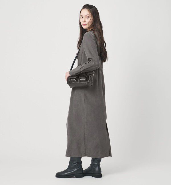 BEAUTY&YOUTH UNITED ARROWS「キュプラブレンド タイリボンワンピース」|ワンピース|