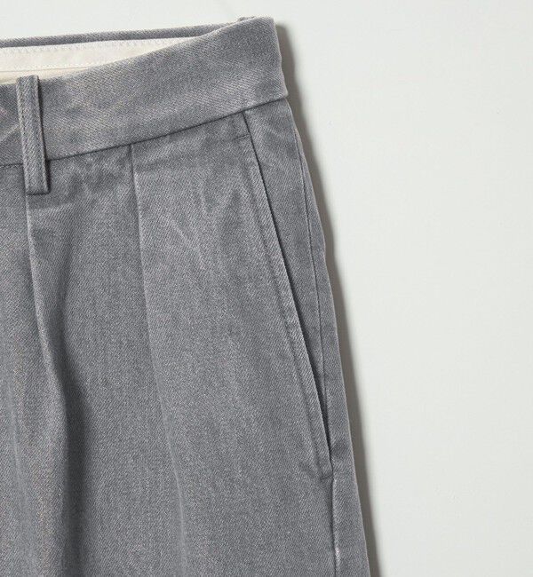 STEVEN ALAN「＜Steven Alan＞ 13.5oz デニム インツープリーツ ドレス トラウザーズ」|スラックス|