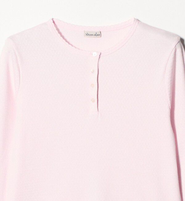 STEVEN ALAN「＜Steven Alan＞ドット リブ ヘンリーネック カットソー」|Tシャツ・カットソー|