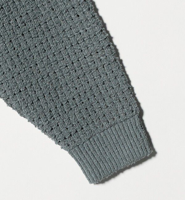 BEAUTY&YOUTH UNITED ARROWS「ブークレ レース ジップ ポロジャケット ウォッシャブル」|カーディガン|