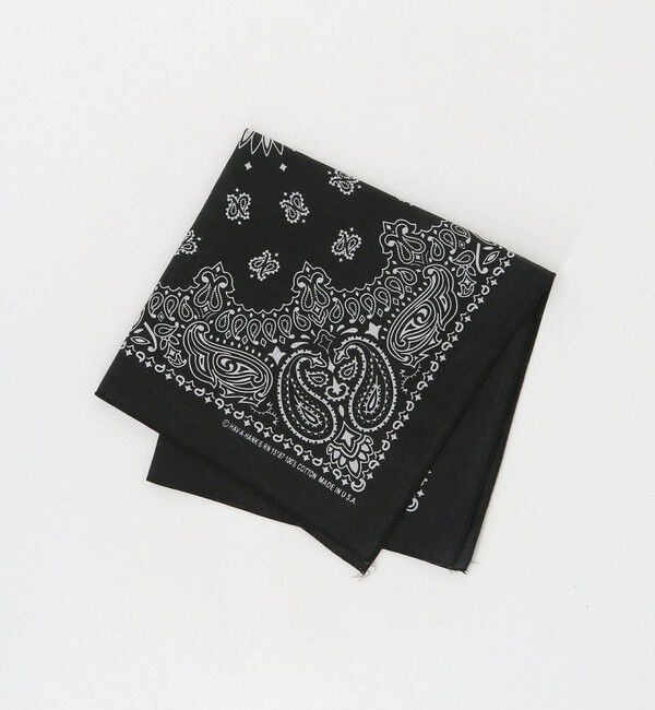 BEAUTY&YOUTH UNITED ARROWS「＜Hav-A-Hank＞ペイズリー バンダナ」|バンダナ・スカーフ|BLACK