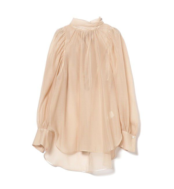 Demi-Luxe BEAMS 「オーガンジー リボンブラウス」|シャツ・ブラウス|