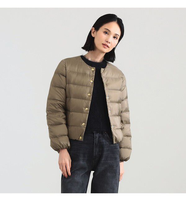 Demi-Luxe BEAMS 「【WEB限定】Traditional Weatherwear / ARKLEY ショート ダウン」|ブルゾン・スタジャン|BEIGE