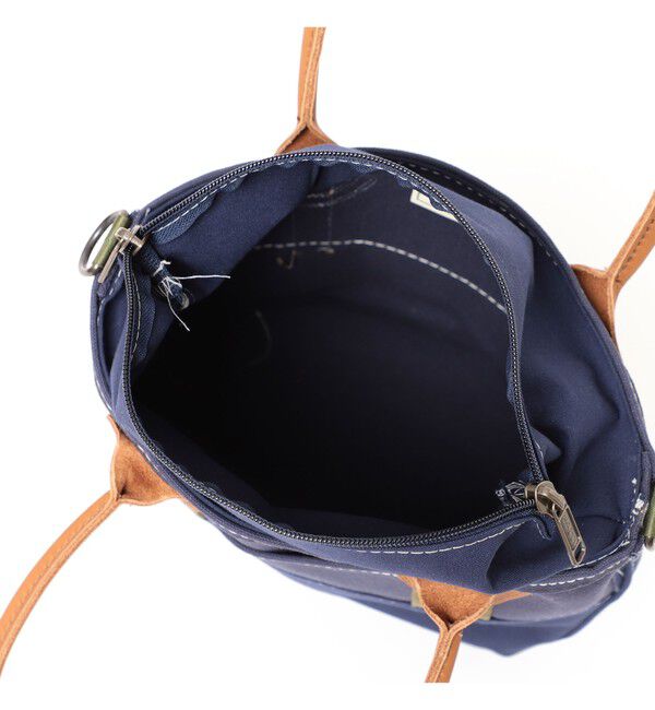 BEAMSBOY「【別注】L.L.Bean / Deep Bottom Leather Handle Zip Tote S」|その他|