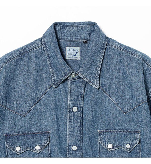 BEAMSBOY「orSlow / デニム ウエスタン シャツ」|シャツ・ブラウス|