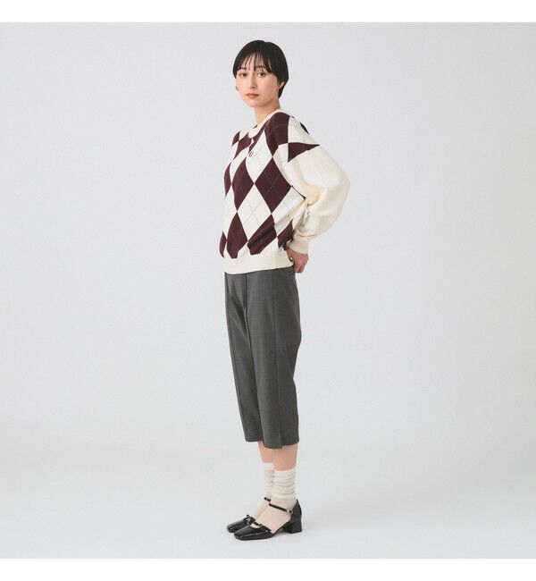 Ray BEAMS 「ストレッチ カプリ パンツ」|チノ|