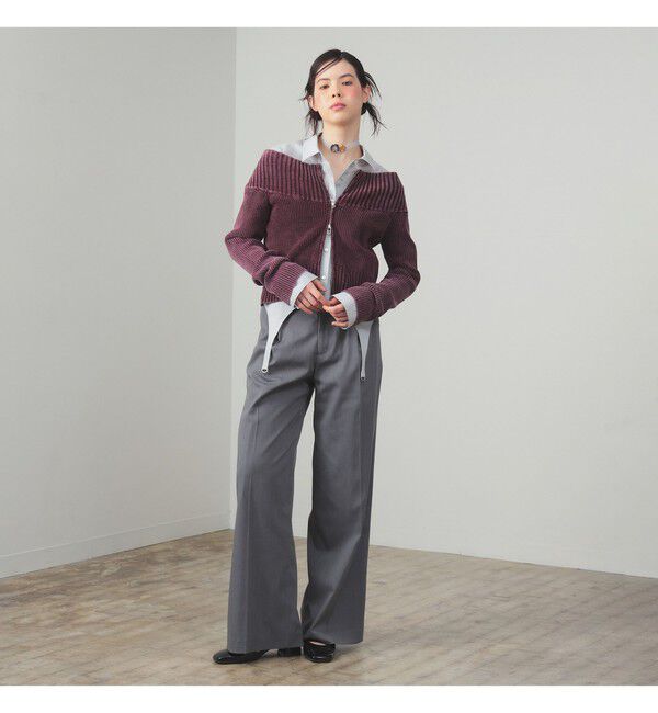 Ray BEAMS 「1タック ワイド パンツ」|チノ|