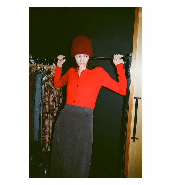 Ray BEAMS 「リブ ポロ カーディガン」|ニット・セーター|