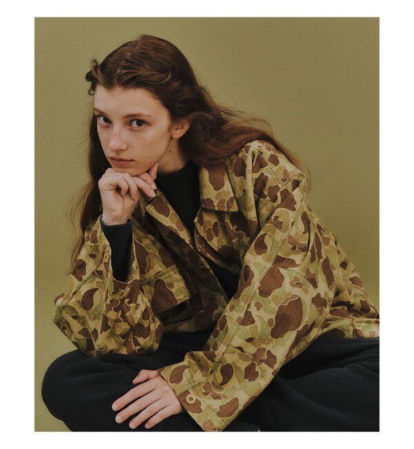 BEAMSBOY「【別注】BUZZ RICKSON'S / ヘリンボーン カモ ジャケット」|ブルゾン・スタジャン|